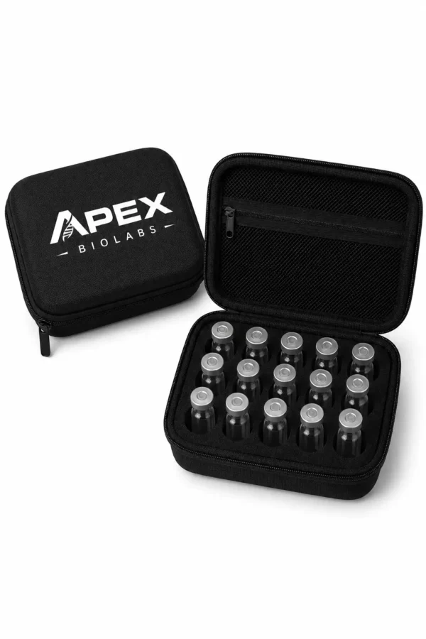 APEX 15-Slot Research Vial Storage Case | APEX Biolabs