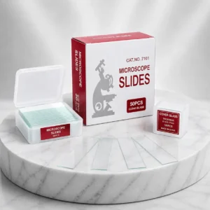 25x Premium Microscope Slides & Cover Glass