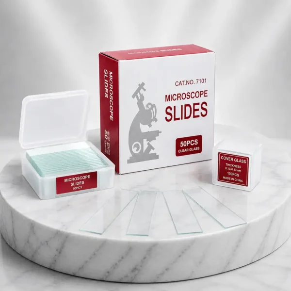 25x Premium Microscope Slides & Cover Glass
