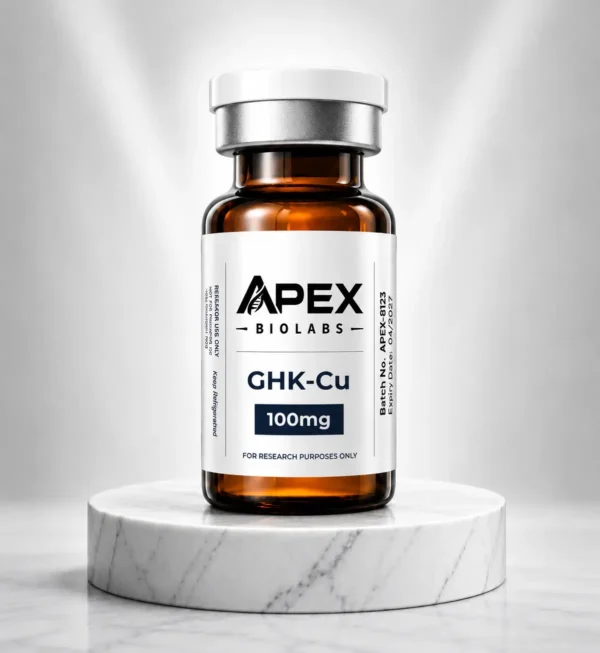 GHK-CU 100mg | UK Research Peptide | & 3ml Bac water