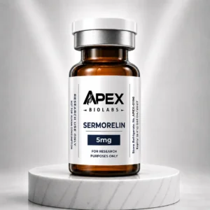 Sermorelin 5mg | UK Research Peptide | & 3ml Bac water