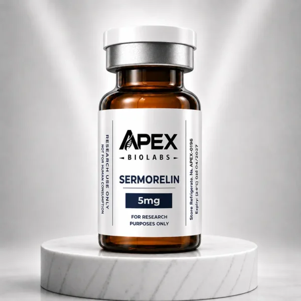 sermorelin-5mg1 Sermorelin 5mg | UK Research Peptide | & 3ml Bac water